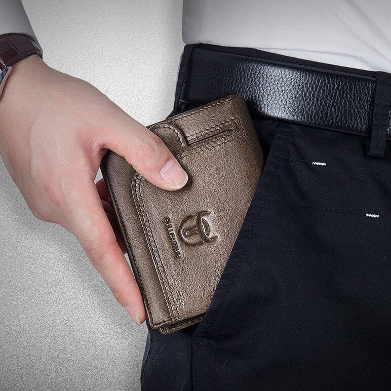 Swift Leather Wallet for Blokes