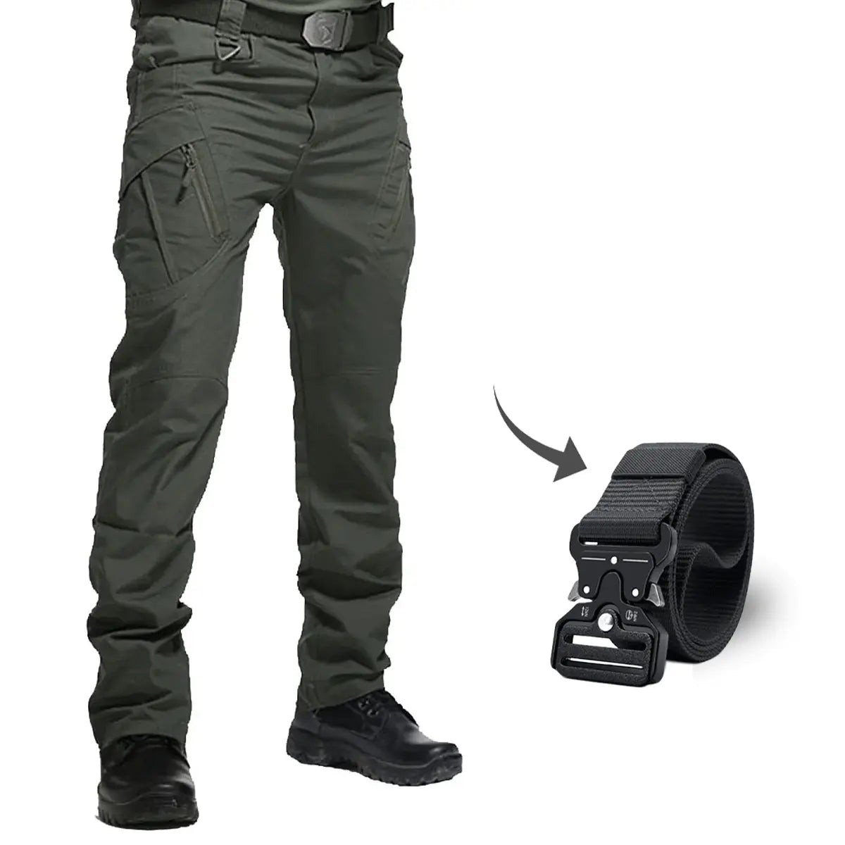 Battle-Ready Tactical Trousers with Free Belt – Gear Up for Action!