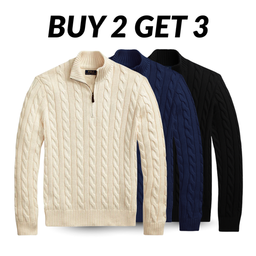Polo Quarter-Zip Sweater - Buy 2 Get 3