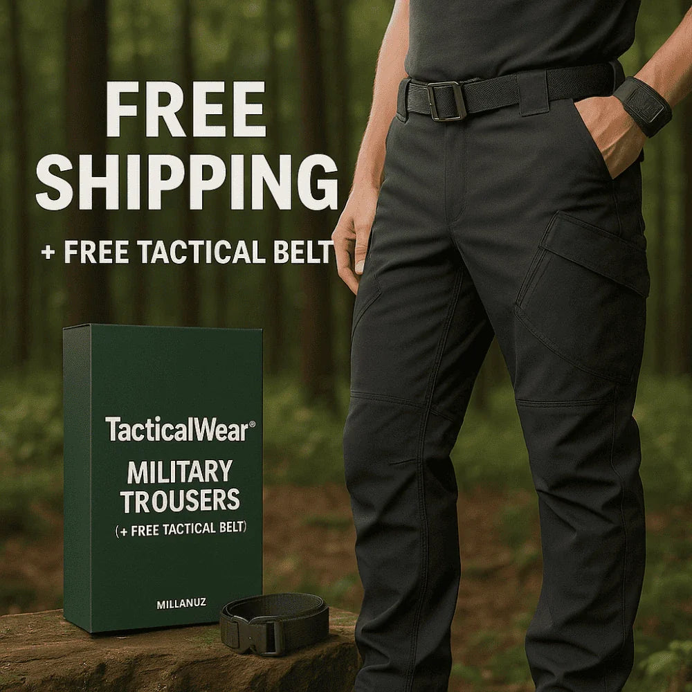 TacticalWear® Military Trousers (+ Free Tactical Belt)