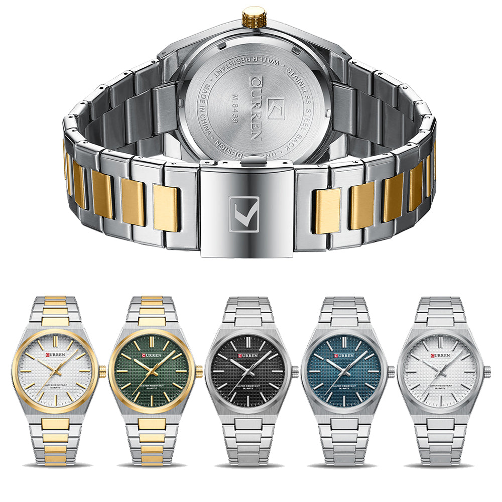 Blokes' Brushed Stainless Steel Watch | Aether