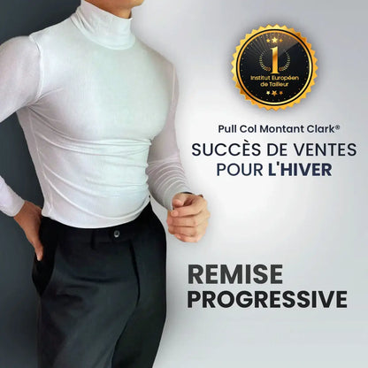 Clark® Snug High Neck Jumper for Blokes (Bargain Discount)