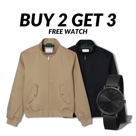 SET OF 2 JACKETS [BUY 2, GET 3] – FREE WATCH